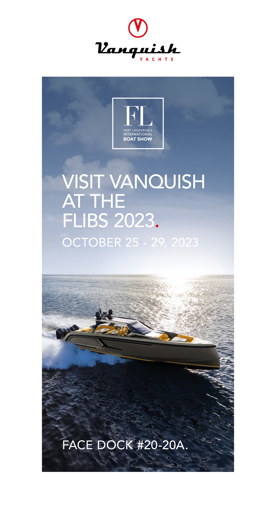 Vanquish Yachts - FLIBS e-mailing - Header