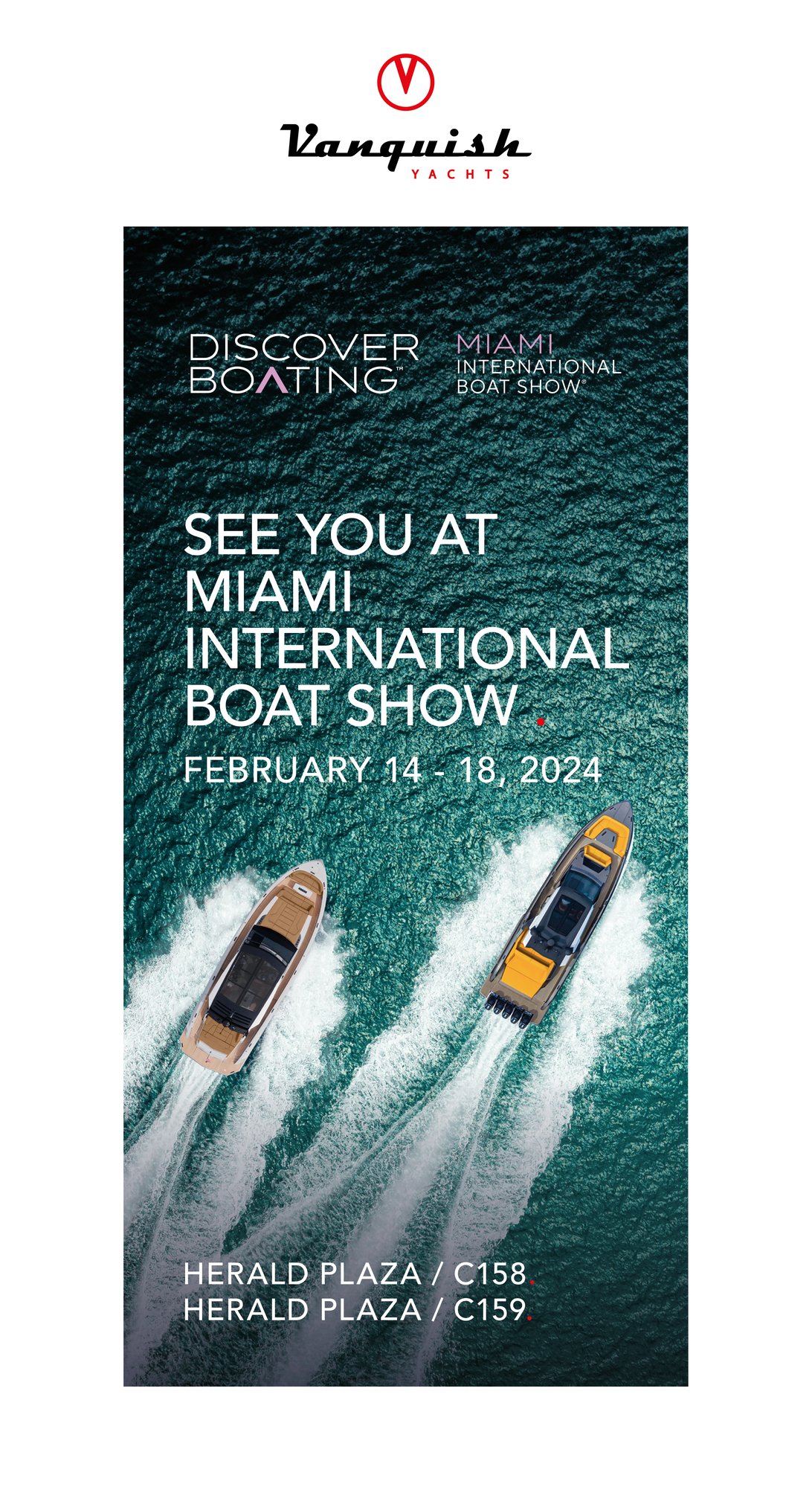 Vanquish Yachts - Miami International Boat Show - e-mailing - Header